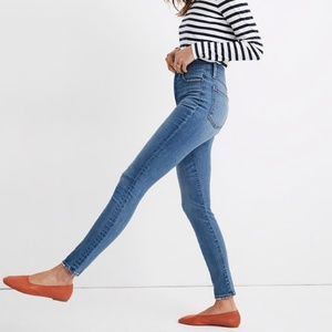 Madewell 11" high rise skinny jeans 28T